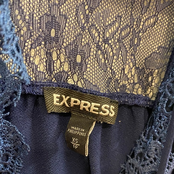 Express Navy Tank Top - Picture 3 of 3